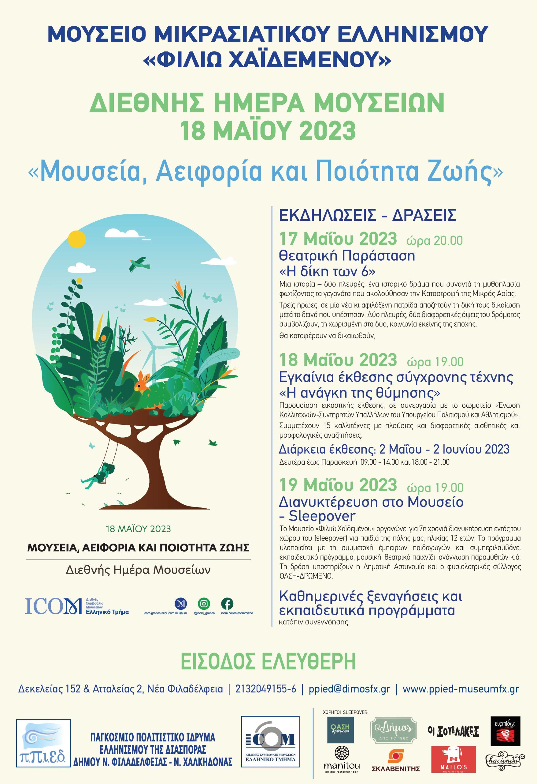 ΔΙΕΘΝΗΣ ΗΜΕΡΑ ΜΟΥΣΕΙΩΝ
